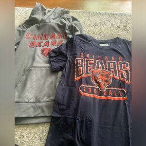 Chicago Bears Shirt and Hoodie Set - Gray and Blue